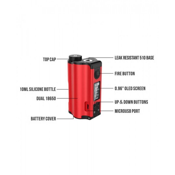 Dovpo Topside Dual 18650 200W Top Refill Squonk Mod